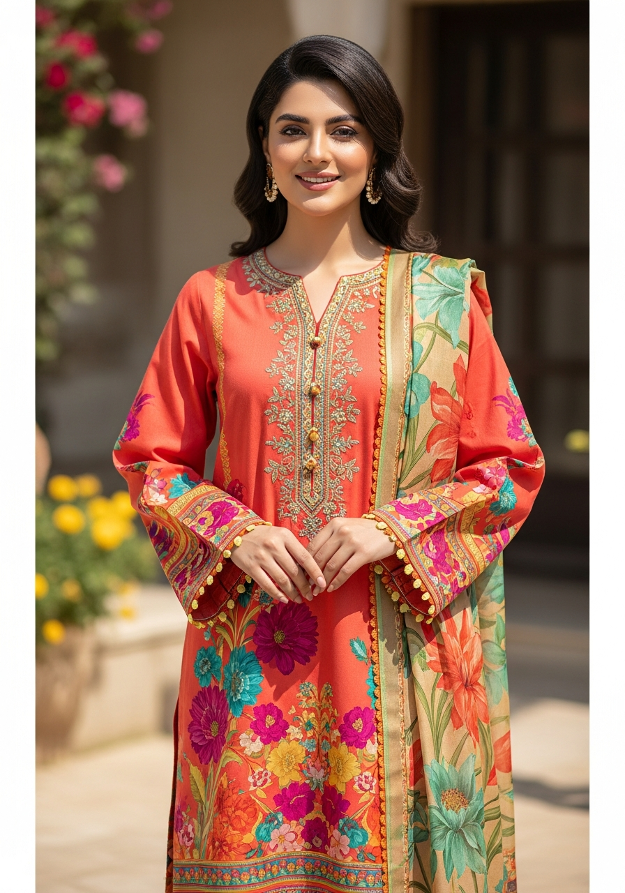 Noor-e-Bahar Printed Lawn